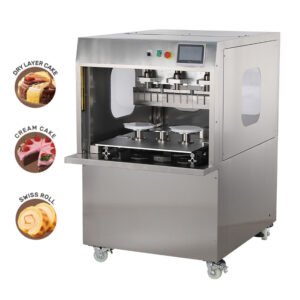 Ultrasonic Food Cake Cutter Bread Slicer Machine Pastry Sponge Cake Cutting Machine