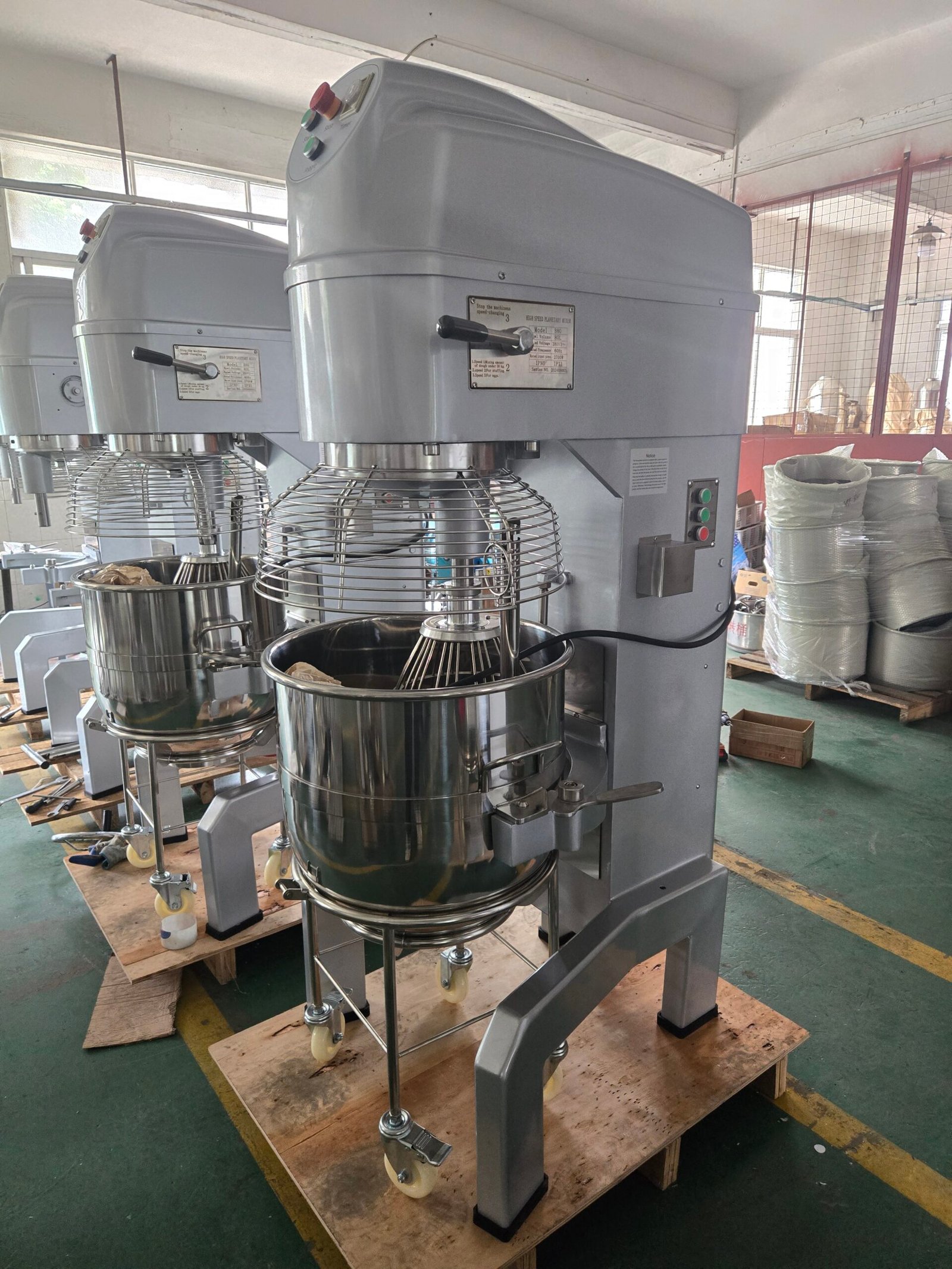 80L Cake Planetary Mixer Commercial Kitchen Cream Stand Food Mixers - Image 3